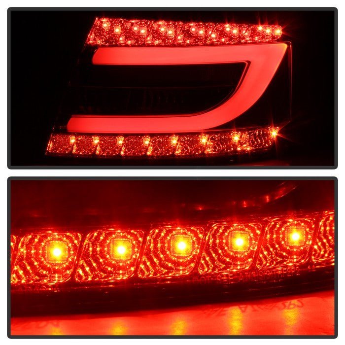 Audi A6 05-08 4Dr Light Bar LED Tail Lights - LED Model Only - Smoke