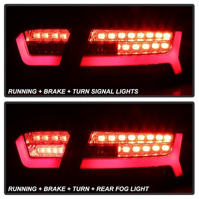 Audi A6 09-12 LED Tail Lights - Black