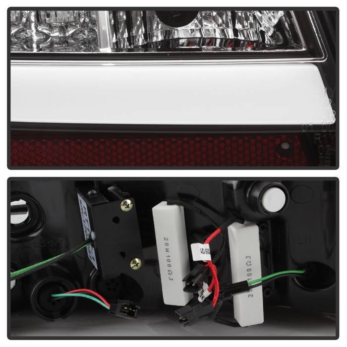 Audi A6 09-12 LED Tail Lights - Black