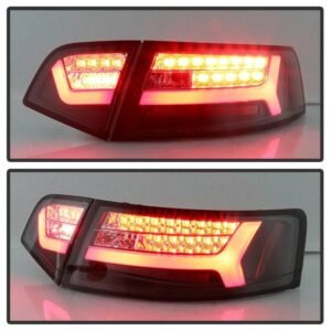 Audi A6 09-12 LED Tail Lights - Black - Image 8