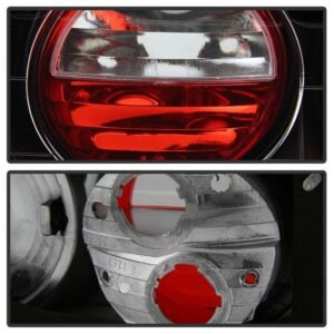 Acura Integra 90-93 2Dr Euro Style Tail Lights - Black - Image 3