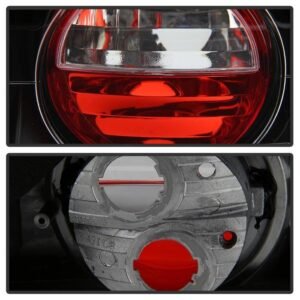 Acura Integra 90-93 2Dr Euro Style Tail Lights - Black - Image 4