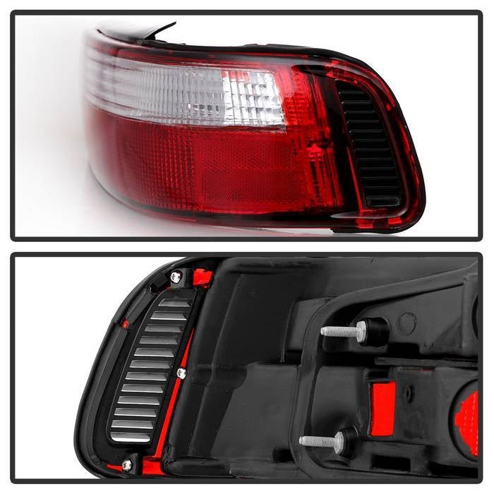 Acura Integra 90-93 2Dr Euro Style Tail Lights - Red Clear
