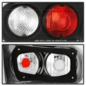 Acura Integra 94-01 4Dr Euro Style Tail Lights - Black - Image 4
