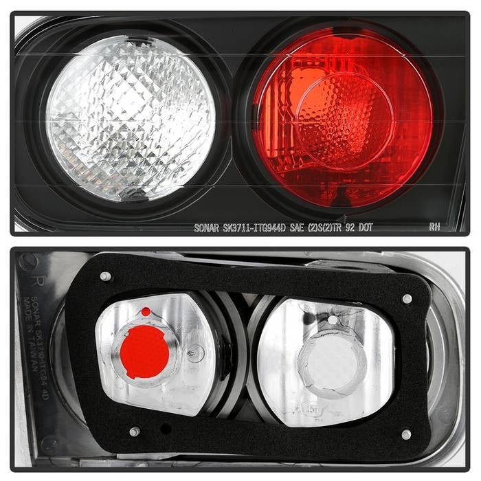 Acura Integra 94-01 4Dr Euro Style Tail Lights - Black