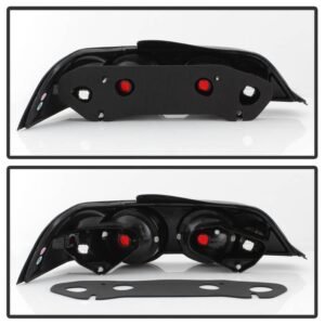 Acura RSX 02-04 Euro Style Tail Lights - Black - Image 3