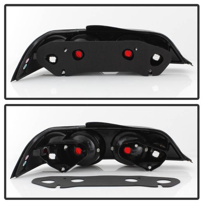 Acura RSX 02-04 Euro Style Tail Lights - Black