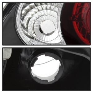 Acura RSX 02-04 Euro Style Tail Lights - Black - Image 5