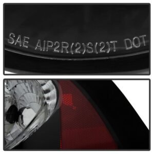 Acura RSX 02-04 Euro Style Tail Lights - Black - Image 6