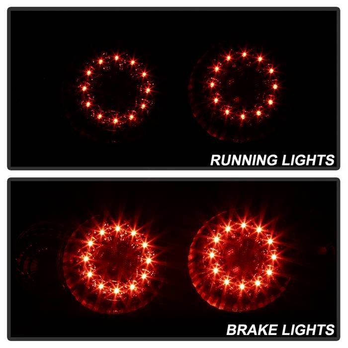 Acura RSX 02-04 LED Tail Lights - Black