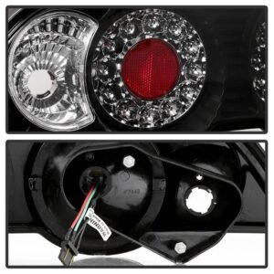 Acura RSX 02-04 LED Tail Lights - Black - Image 3