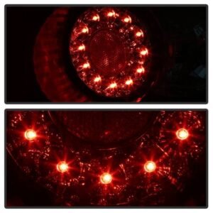 Acura RSX 02-04 LED Tail Lights - Black - Image 7