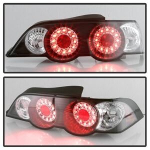 Acura RSX 02-04 LED Tail Lights - Black - Image 8