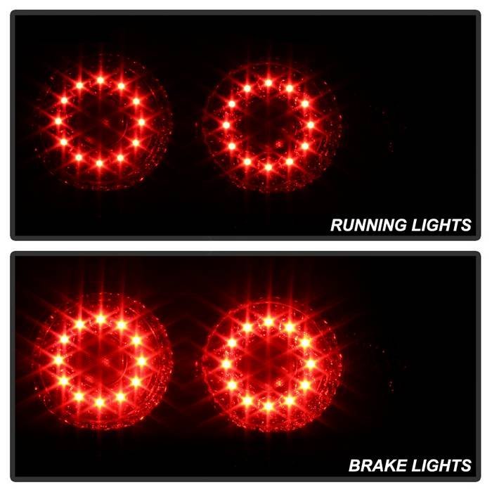 Acura RSX 02-04 LED Tail Lights - Red Clear