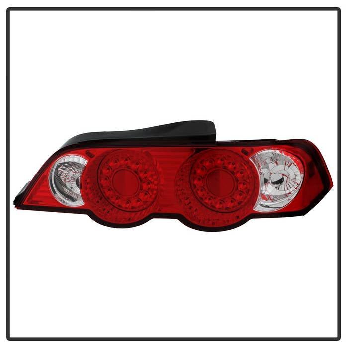 Acura RSX 02-04 LED Tail Lights - Red Clear