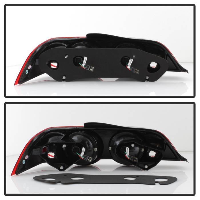 Acura RSX 02-04 LED Tail Lights - Red Clear