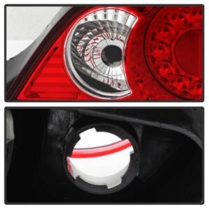 Acura RSX 02-04 LED Tail Lights - Red Clear - Image 5