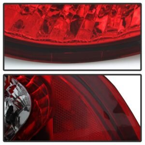 Acura RSX 02-04 LED Tail Lights - Red Clear - Image 6