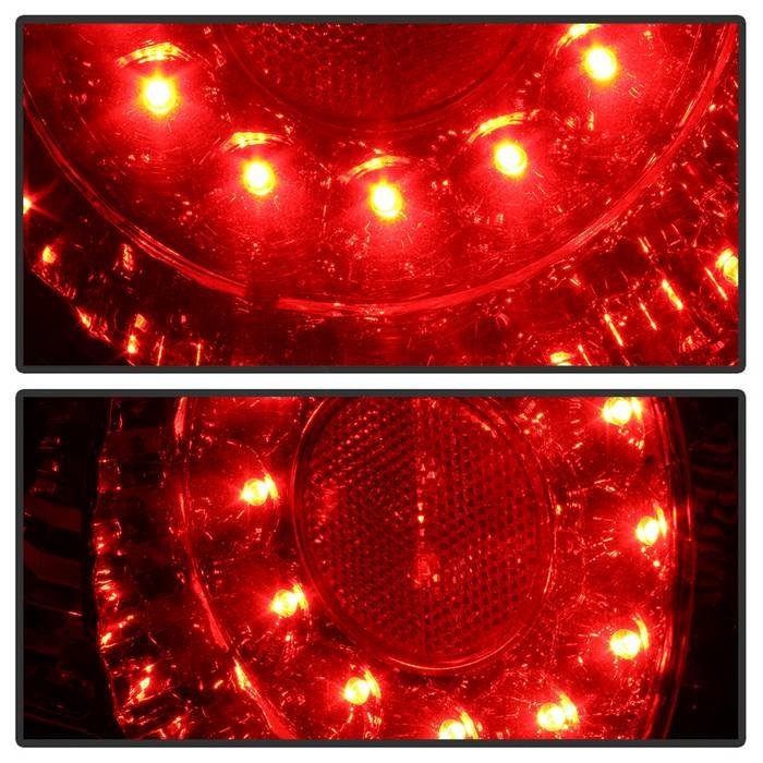 Acura RSX 02-04 LED Tail Lights - Red Clear