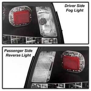 Audi TT 00-06 LED Tail Lights - Black - Image 3