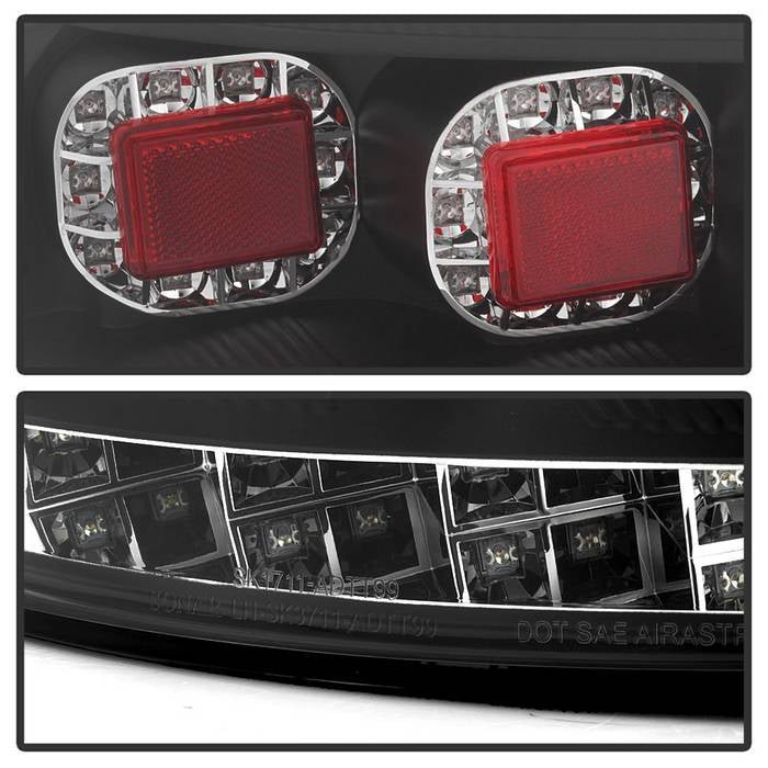Audi TT 00-06 LED Tail Lights - Black