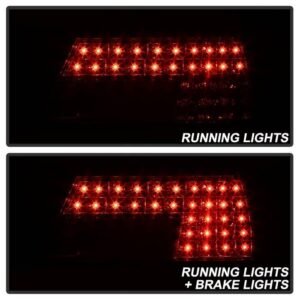 BMW E38 7-Series 95-01 LED Tail Lights - Red Clear - Image 9