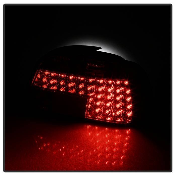 BMW E38 7-Series 95-01 LED Tail Lights - Red Clear