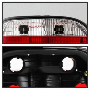 BMW E38 7-Series 95-01 Crystal Tail Lights - Red Clear - Image 3