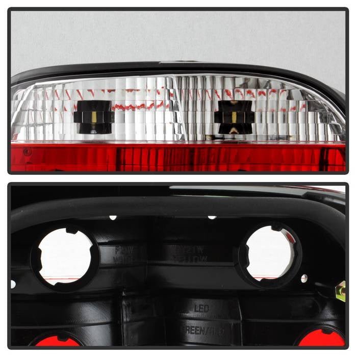 BMW E38 7-Series 95-01 Crystal Tail Lights - Red Clear