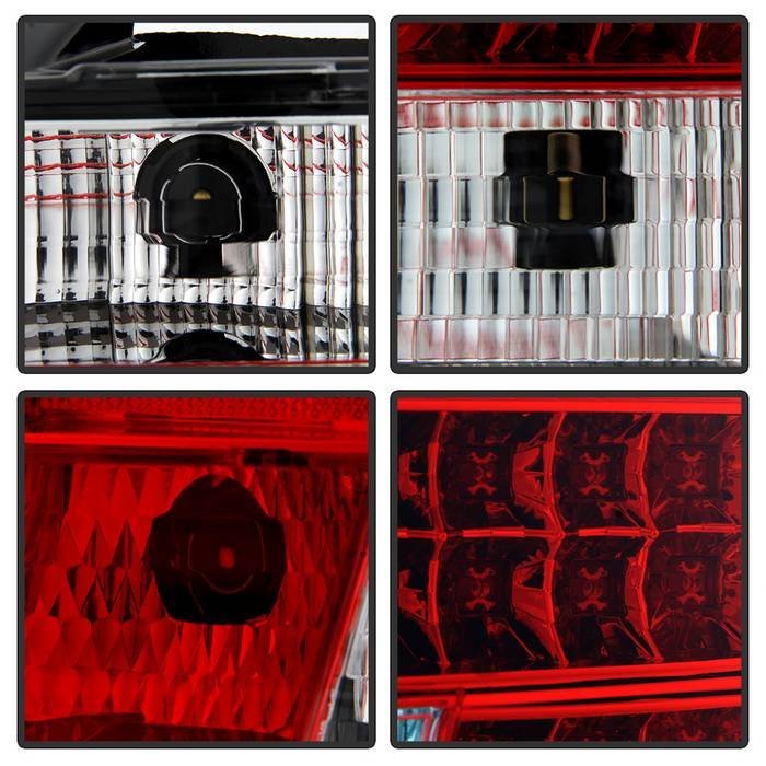 BMW E39 5-Series 97-00 LED Tail Lights - Red Clear