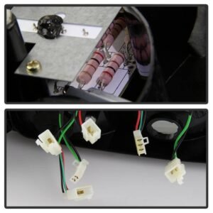 BMW E39 5-Series 97-00 LED Tail Lights - Red Clear - Image 5
