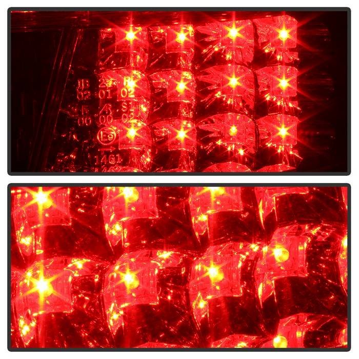 BMW E39 5-Series 97-00 LED Tail Lights - Red Clear