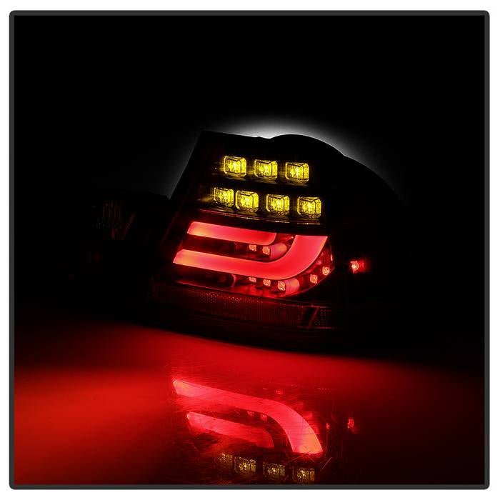 BMW E46 00-03 2Dr Coupe Light Bar LED Tail Lights - Black