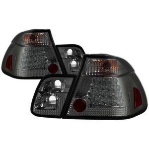 BMW E46 3-Series 02-05 4DR Tail Lights - Smoke - Image 1