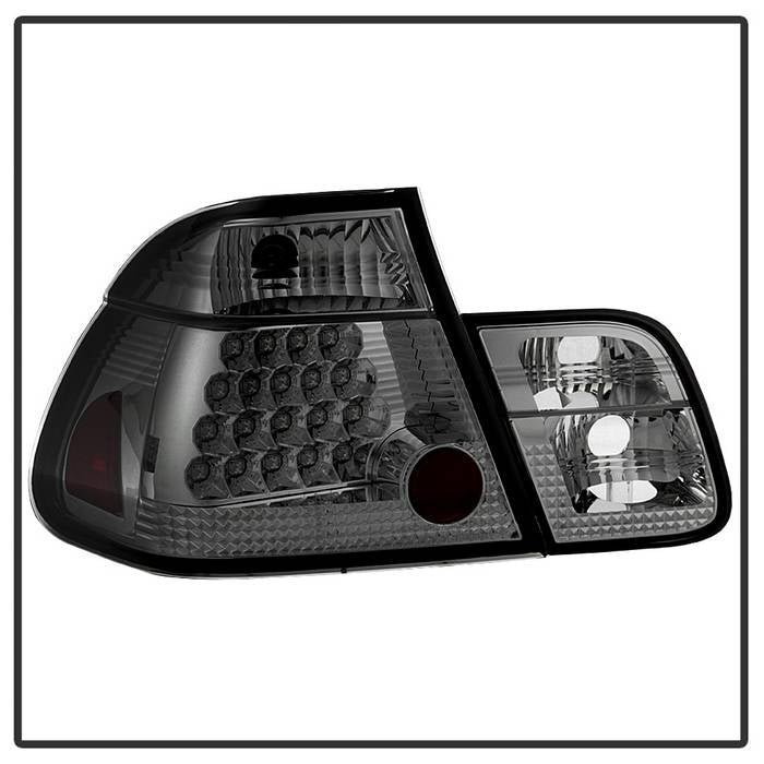 BMW E46 3-Series 02-05 4DR Tail Lights - Smoke