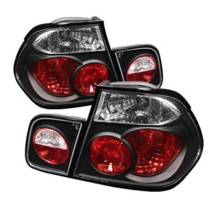 BMW E46 3-Series 99-01 4Dr Euro Style Tail Lights- Black - Image 1