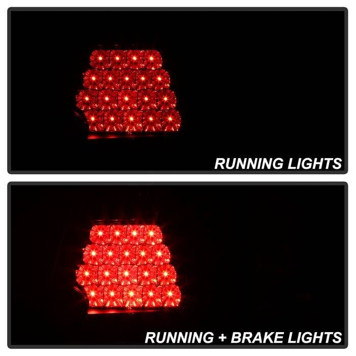 BMW E46 3-Series 99-01 4Dr LED Tail Lights - Black
