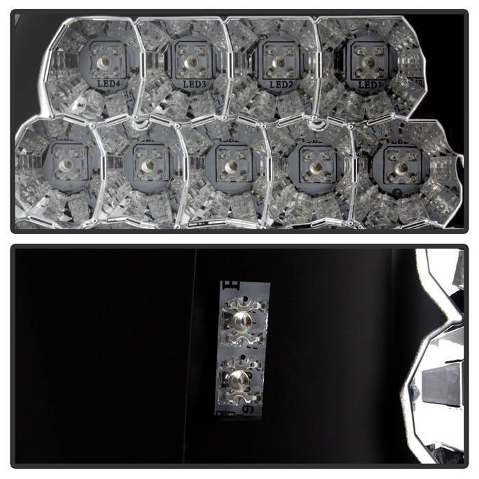 BMW E46 3-Series 99-01 4Dr LED Tail Lights - Black