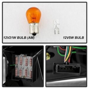 BMW E46 3-Series 99-01 4Dr LED Tail Lights - Black - Image 5