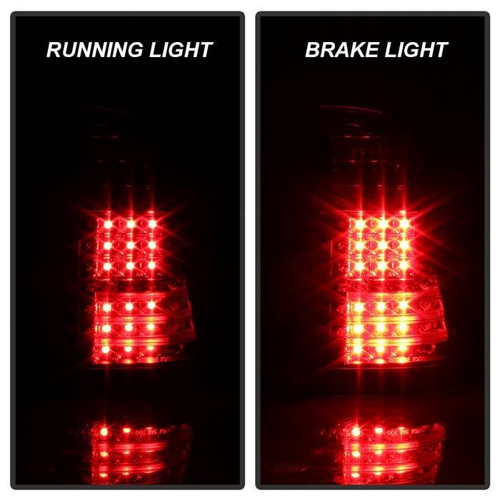 BMW E53 X5 00-06 4PCS LED Tail Lights LED - Black