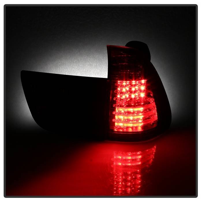 BMW E53 X5 00-06 4PCS LED Tail Lights LED - Black