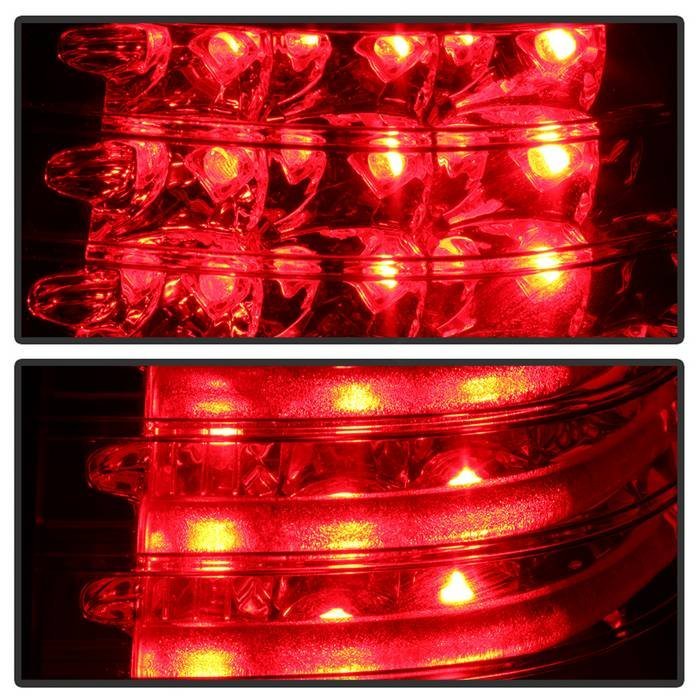 BMW E53 X5 00-06 4PCS LED Tail Lights LED - Black