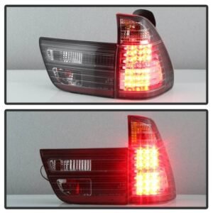 BMW E53 X5 00-06 4PCS LED Tail Lights LED - Black - Image 8
