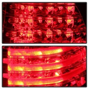 BMW E53 X5 00-06 4PCS LED Tail Lights - Red Clear - Image 7