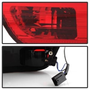 BMW E53 X5 00-06 4PCS Euro Style Tail Lights- Red Clear - Image 5