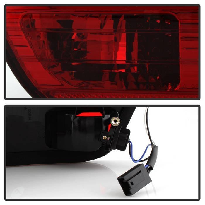 BMW E53 X5 00-06 4PCS Euro Style Tail Lights- Red Smoke