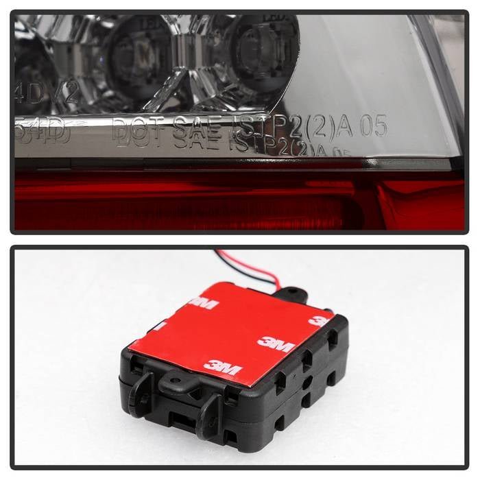 BMW E90 3-Series 06-08 4Dr LED Tail Lights - Red Smoke