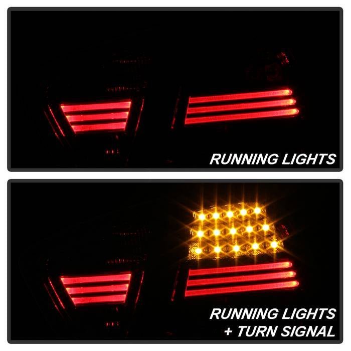 BMW E90 3-Series 06-08 4Dr LED Tail Lights - Smoke