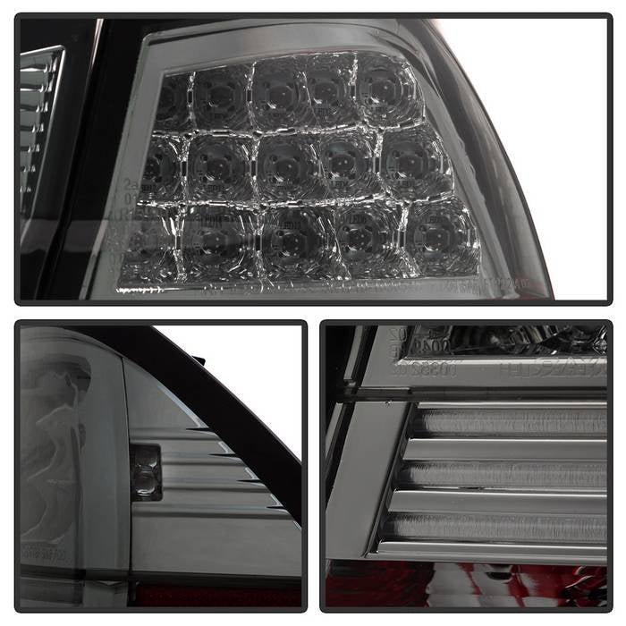 BMW E90 3-Series 06-08 4Dr LED Tail Lights - Smoke