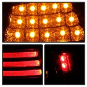 BMW E90 3-Series 06-08 4Dr LED Tail Lights - Smoke - Image 7